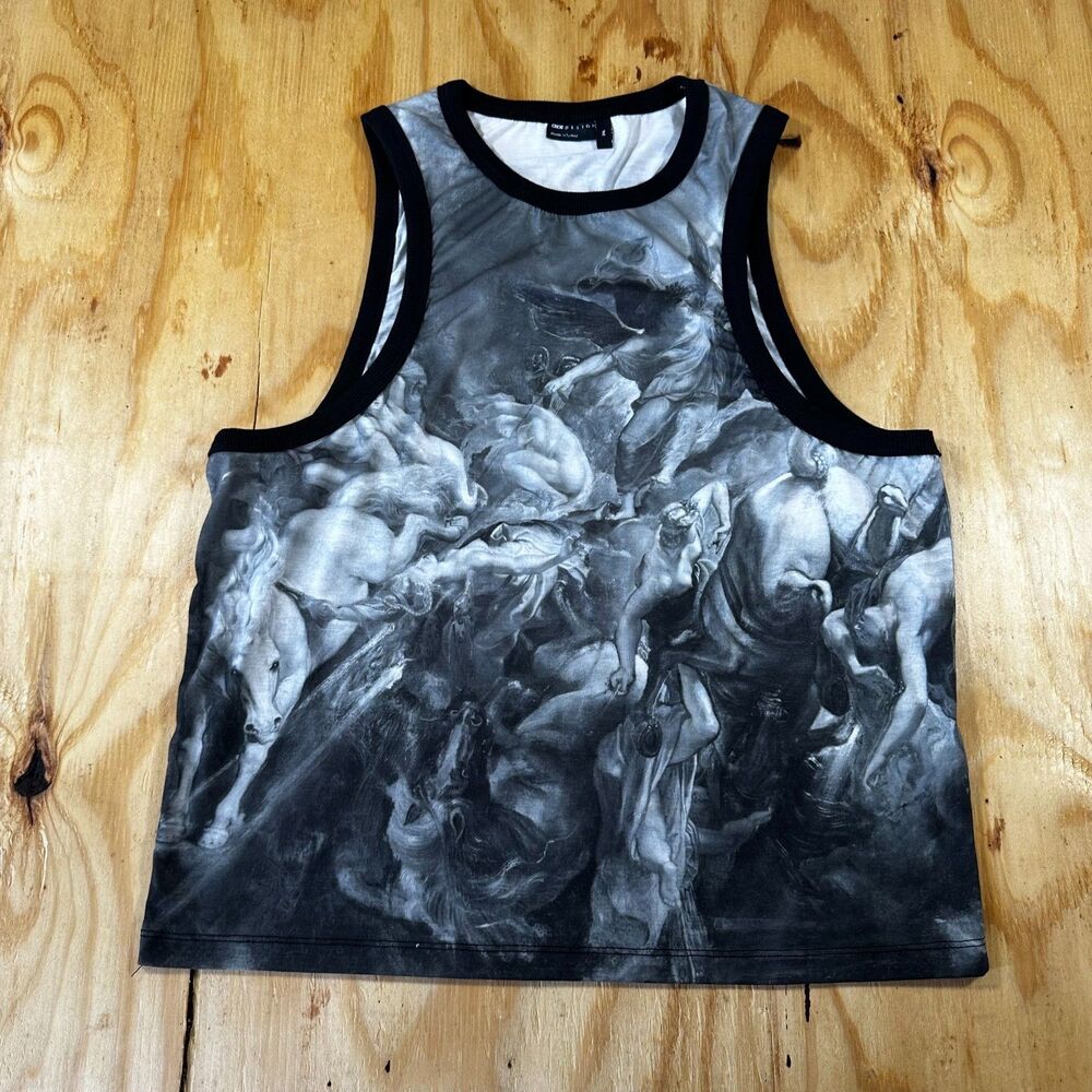 ASOS DESIGN Renaissance Print Muscle Tank XXL